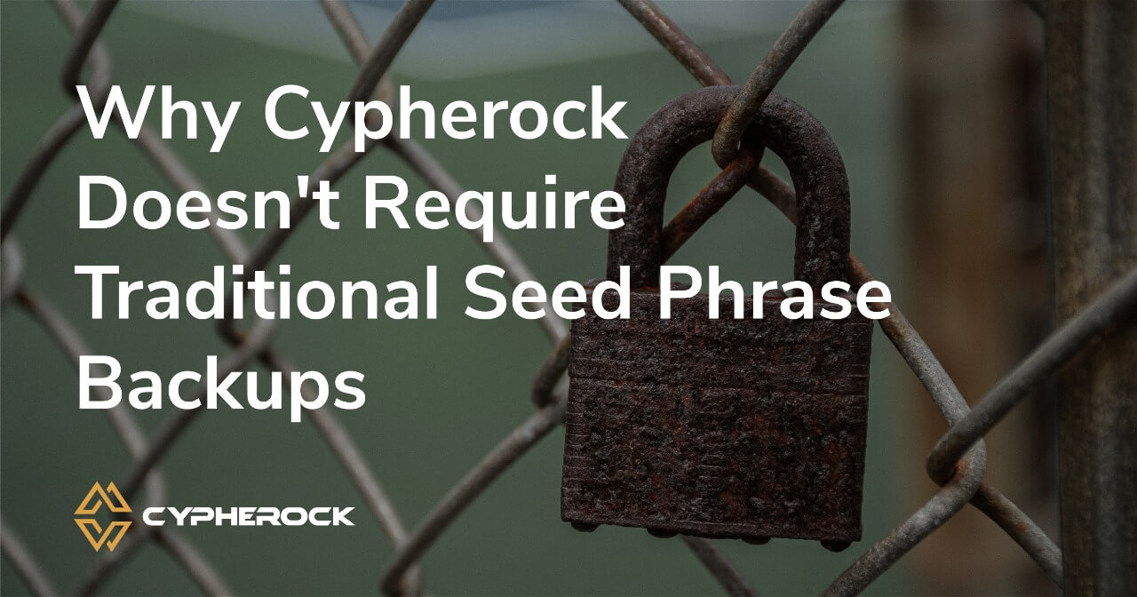 Safekeyx eliminates traditional seed phrase backups