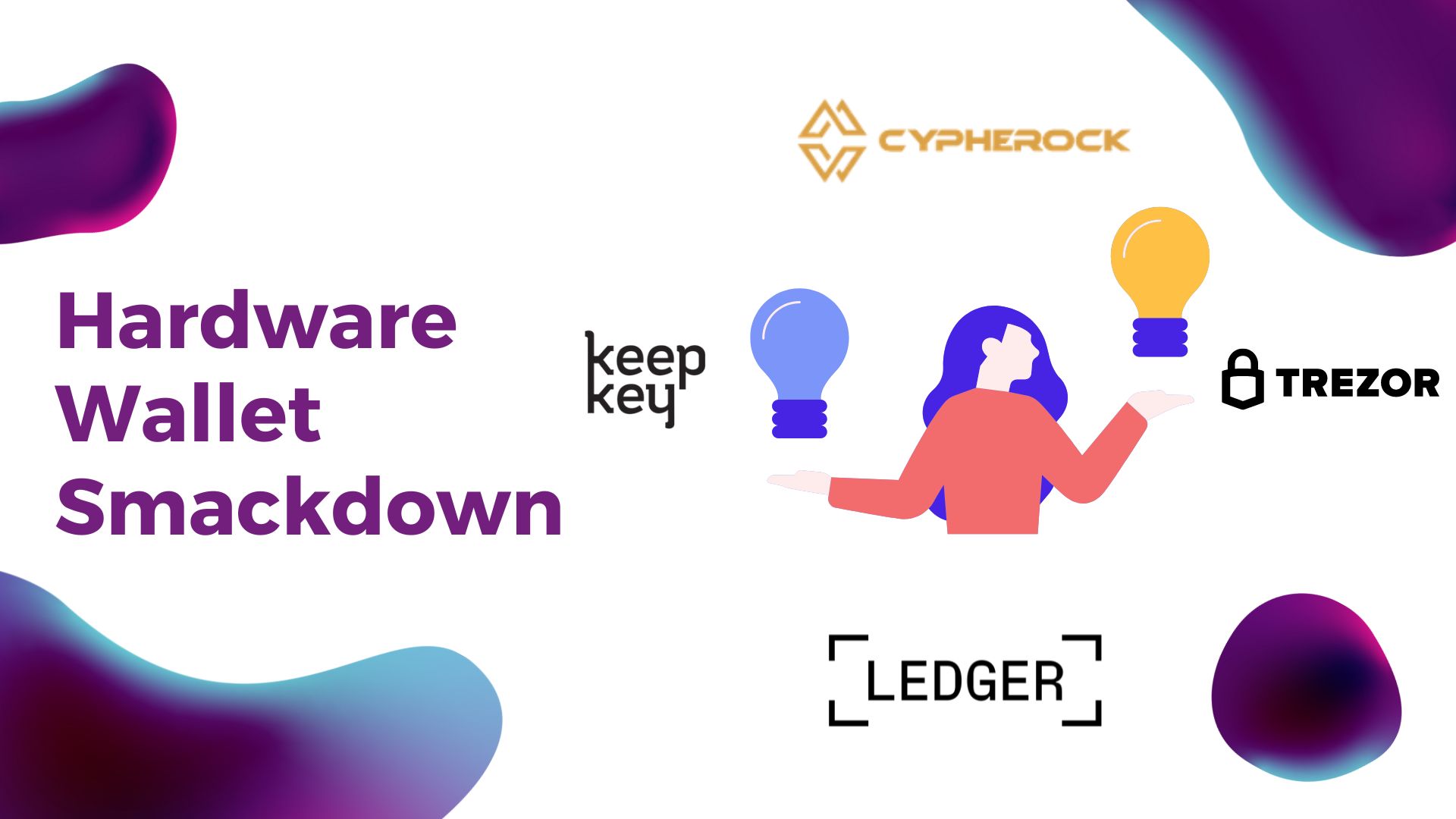 Hero image for Hardware Wallet Smackdown: Safekeyx vs. Ledger, Trezor and KeepKey